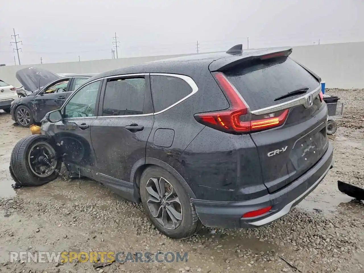 2 Photograph of a damaged car 5J6RW2H84MA001271 HONDA CRV 2021