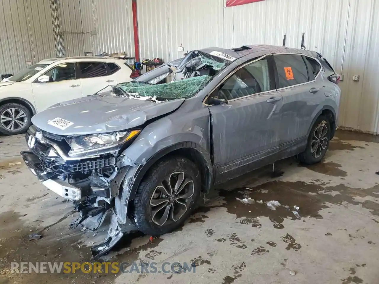1 Photograph of a damaged car 5J6RW2H86MA015799 HONDA CRV 2021
