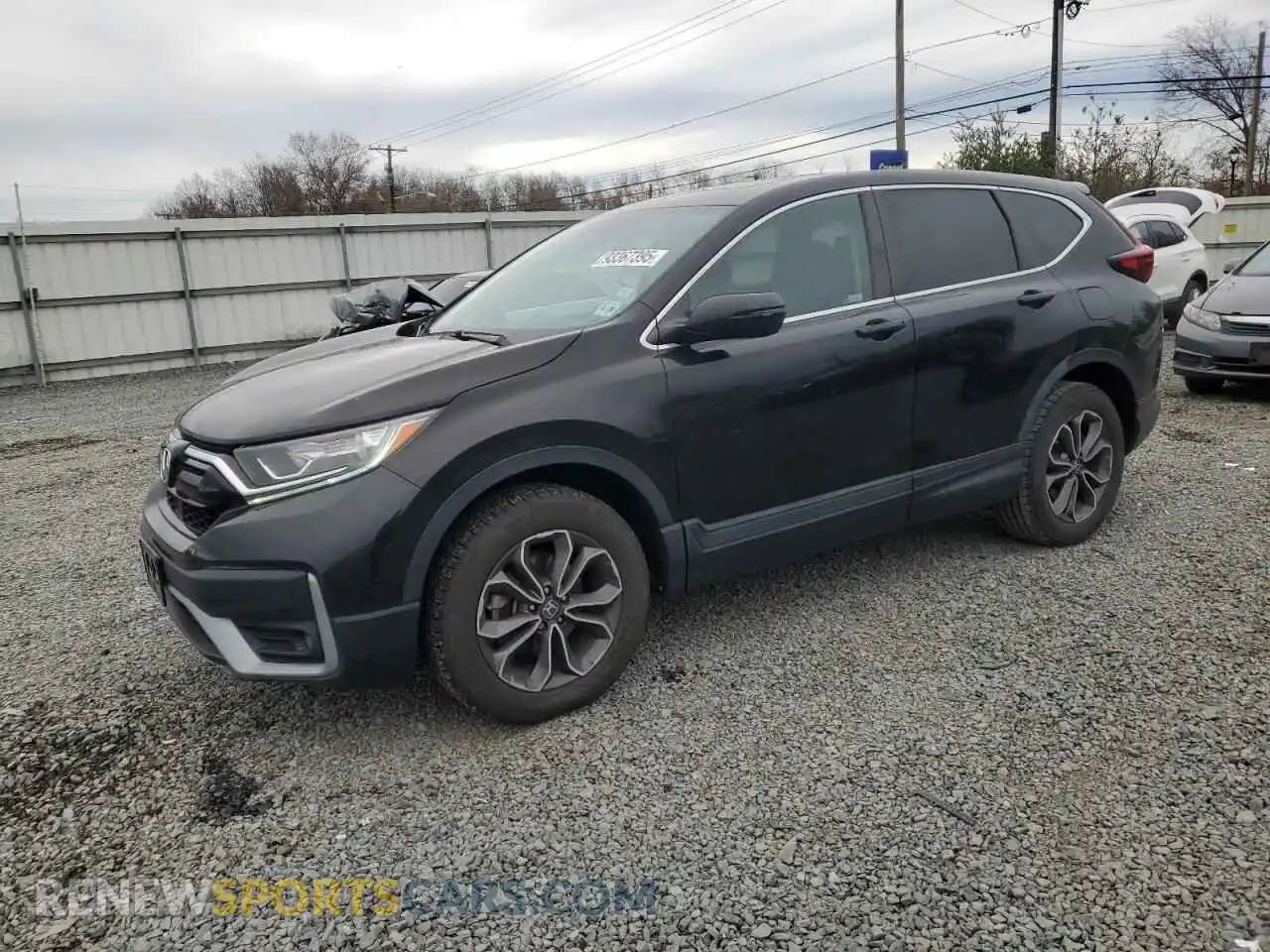 1 Photograph of a damaged car 5J6RW2H87MA009879 HONDA CRV 2021
