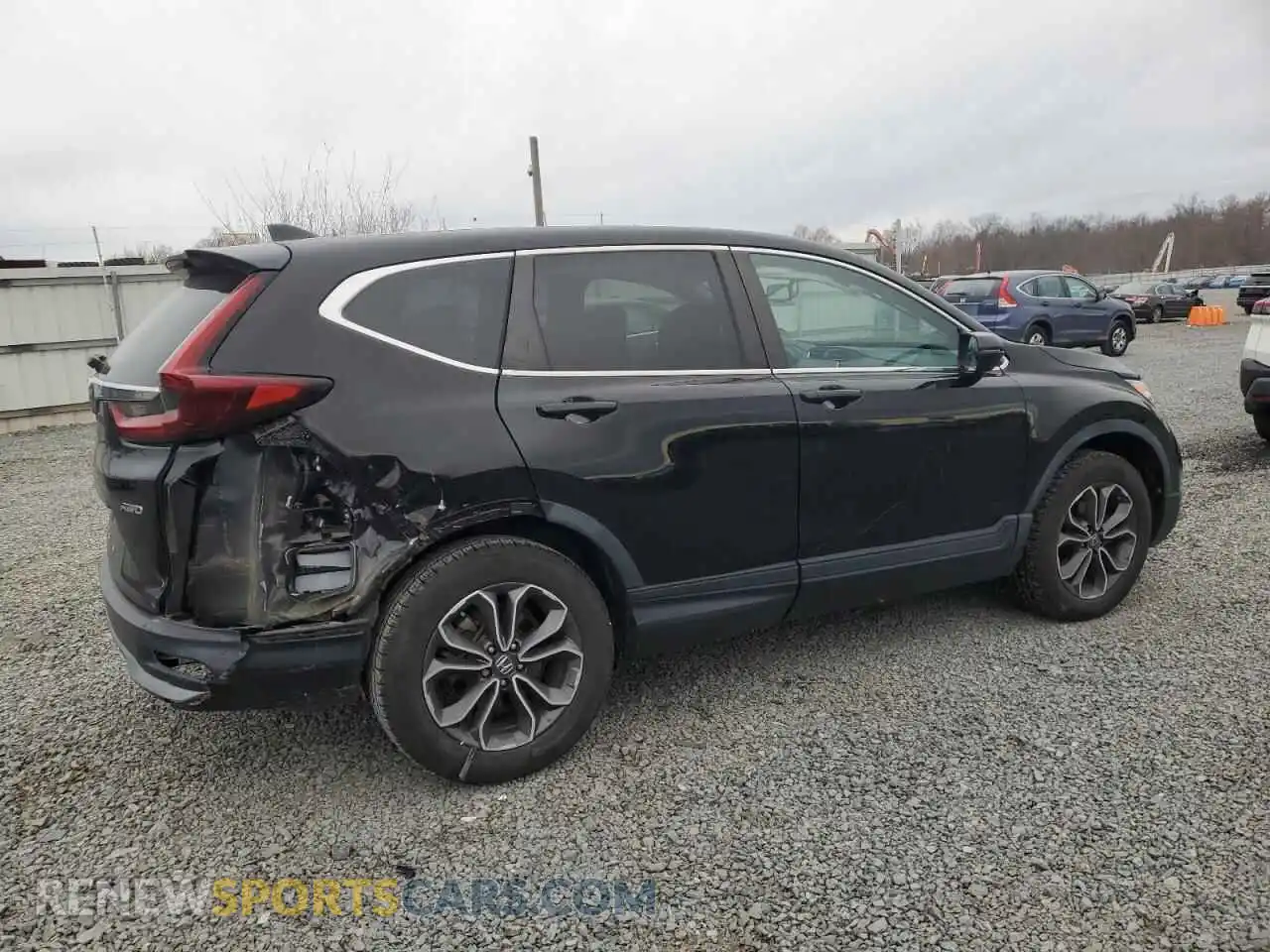 3 Photograph of a damaged car 5J6RW2H87MA009879 HONDA CRV 2021