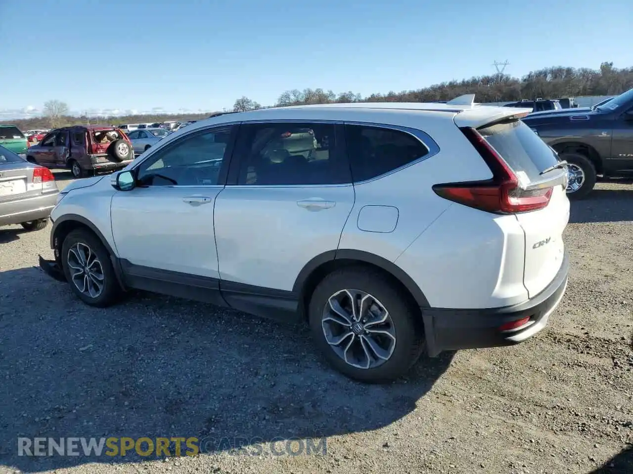 2 Photograph of a damaged car 5J6RW2H87MA011387 HONDA CRV 2021