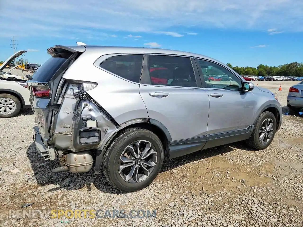 3 Photograph of a damaged car 5J6RW2H87ML009837 HONDA CRV 2021