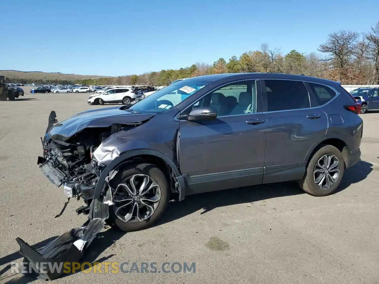 1 Photograph of a damaged car 5J6RW2H89ML003408 HONDA CRV 2021