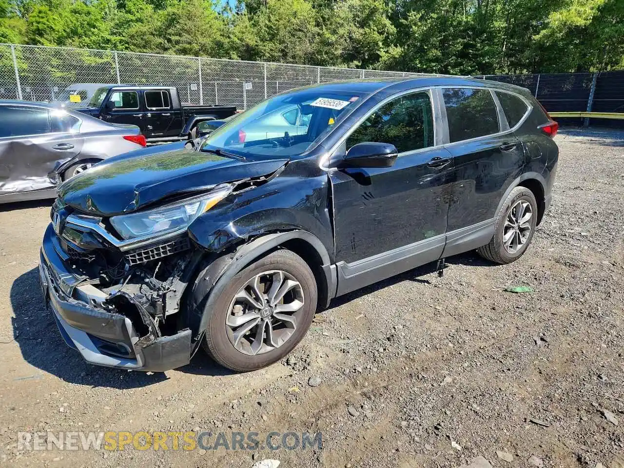 1 fotografías del automóvil dañado 5J6RW2H8XMA012310 HONDA CRV 2021