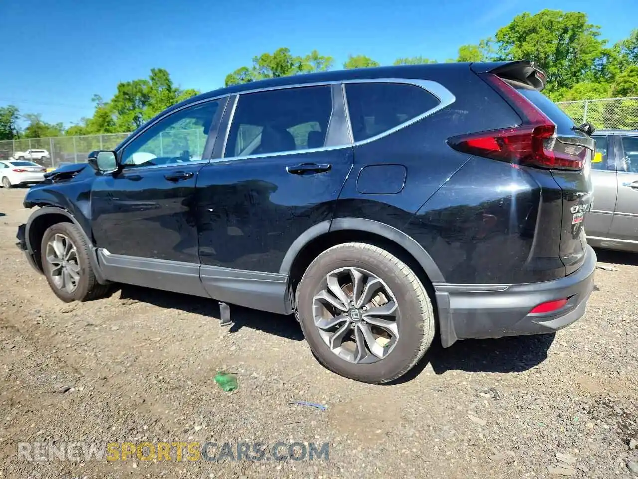 2 fotografías del automóvil dañado 5J6RW2H8XMA012310 HONDA CRV 2021