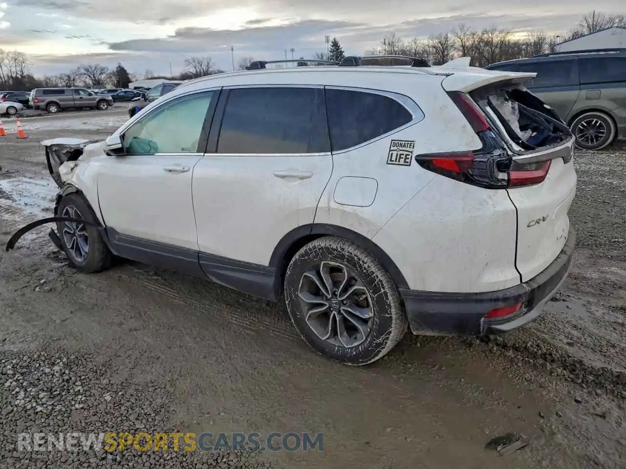2 Photograph of a damaged car 5J6RW2H8XMA014798 HONDA CRV 2021