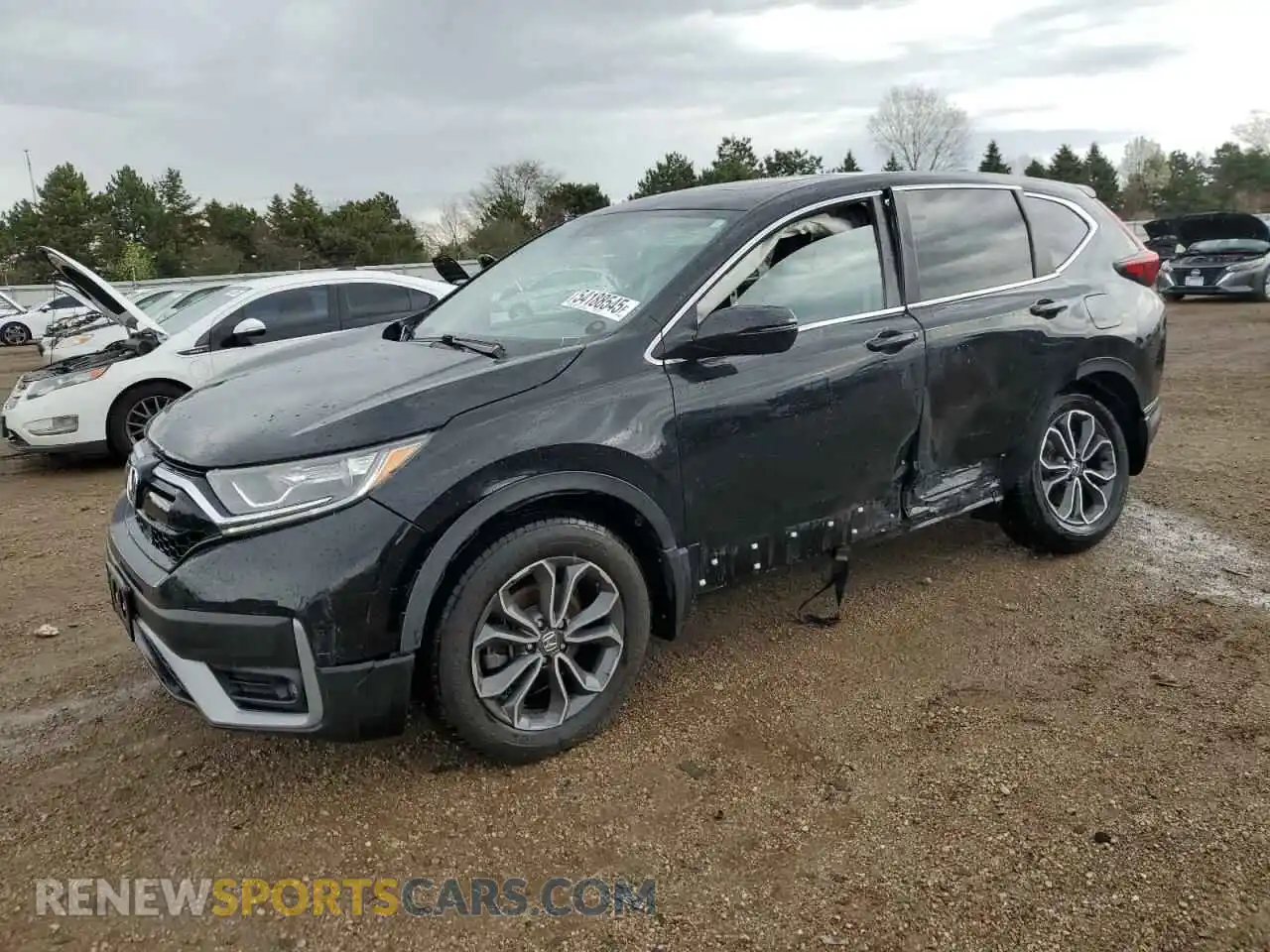 1 Photograph of a damaged car 5J6RW2H8XML007077 HONDA CRV 2021