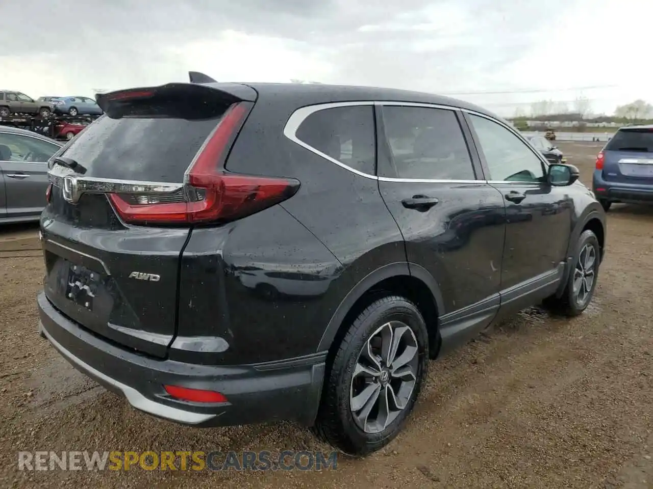 3 Photograph of a damaged car 5J6RW2H8XML007077 HONDA CRV 2021
