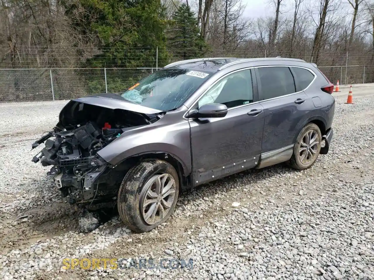 1 Photograph of a damaged car 5J6RW2H95ML004791 HONDA CRV 2021