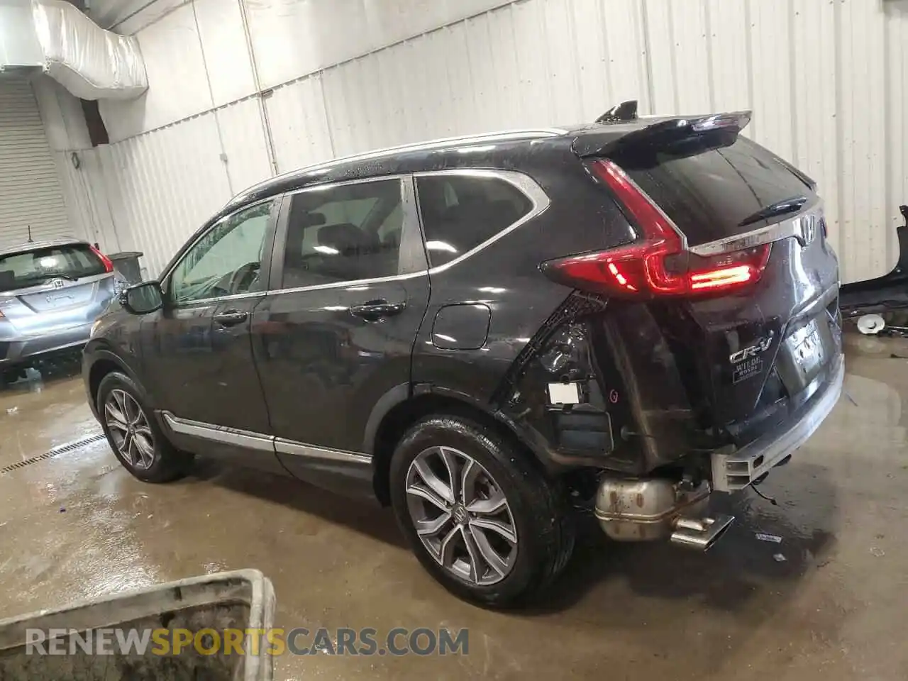 2 fotografías del automóvil dañado 5J6RW2H98ML013579 HONDA CRV 2021