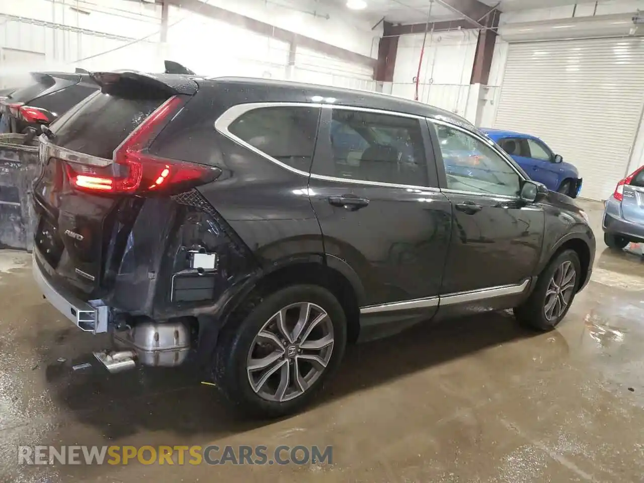 3 fotografías del automóvil dañado 5J6RW2H98ML013579 HONDA CRV 2021