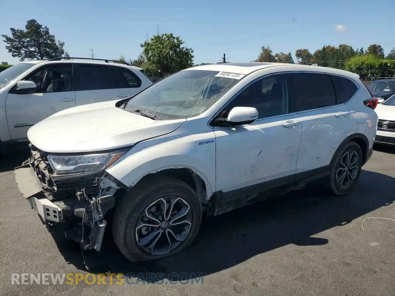 1 Photograph of a damaged car 7FART6H50ME009245 HONDA CRV 2021