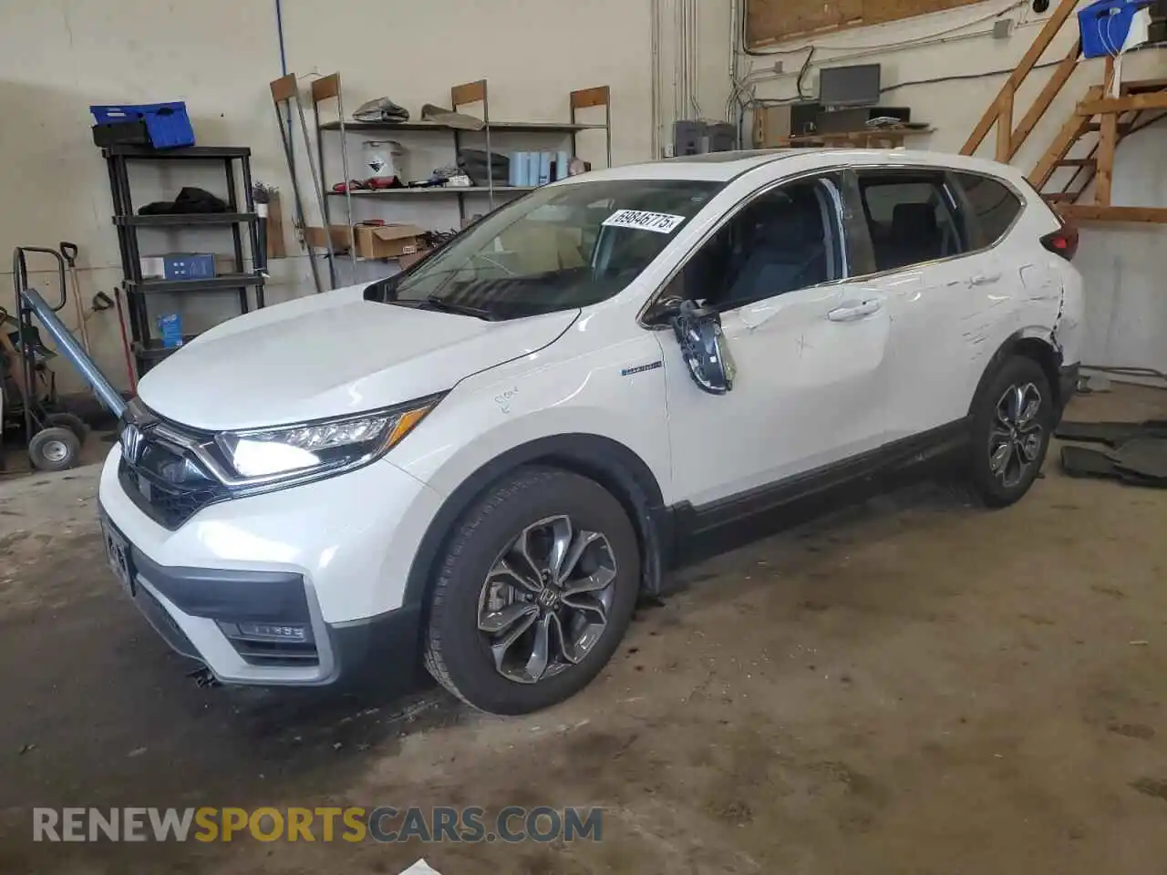 1 Photograph of a damaged car 7FART6H51ME005219 HONDA CRV 2021