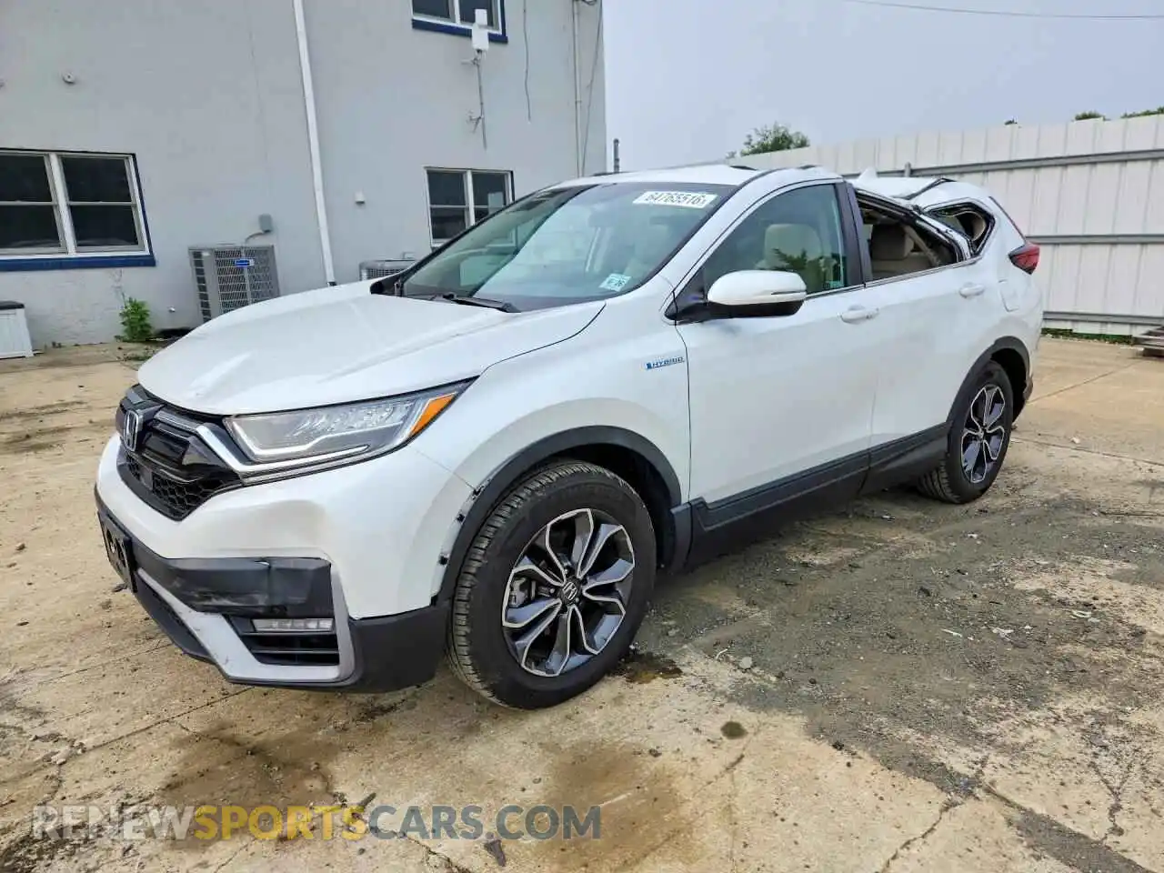 1 Photograph of a damaged car 7FART6H54ME001696 HONDA CRV 2021