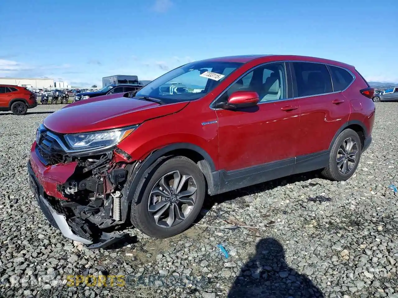 1 Photograph of a damaged car 7FART6H54ME028915 HONDA CRV 2021