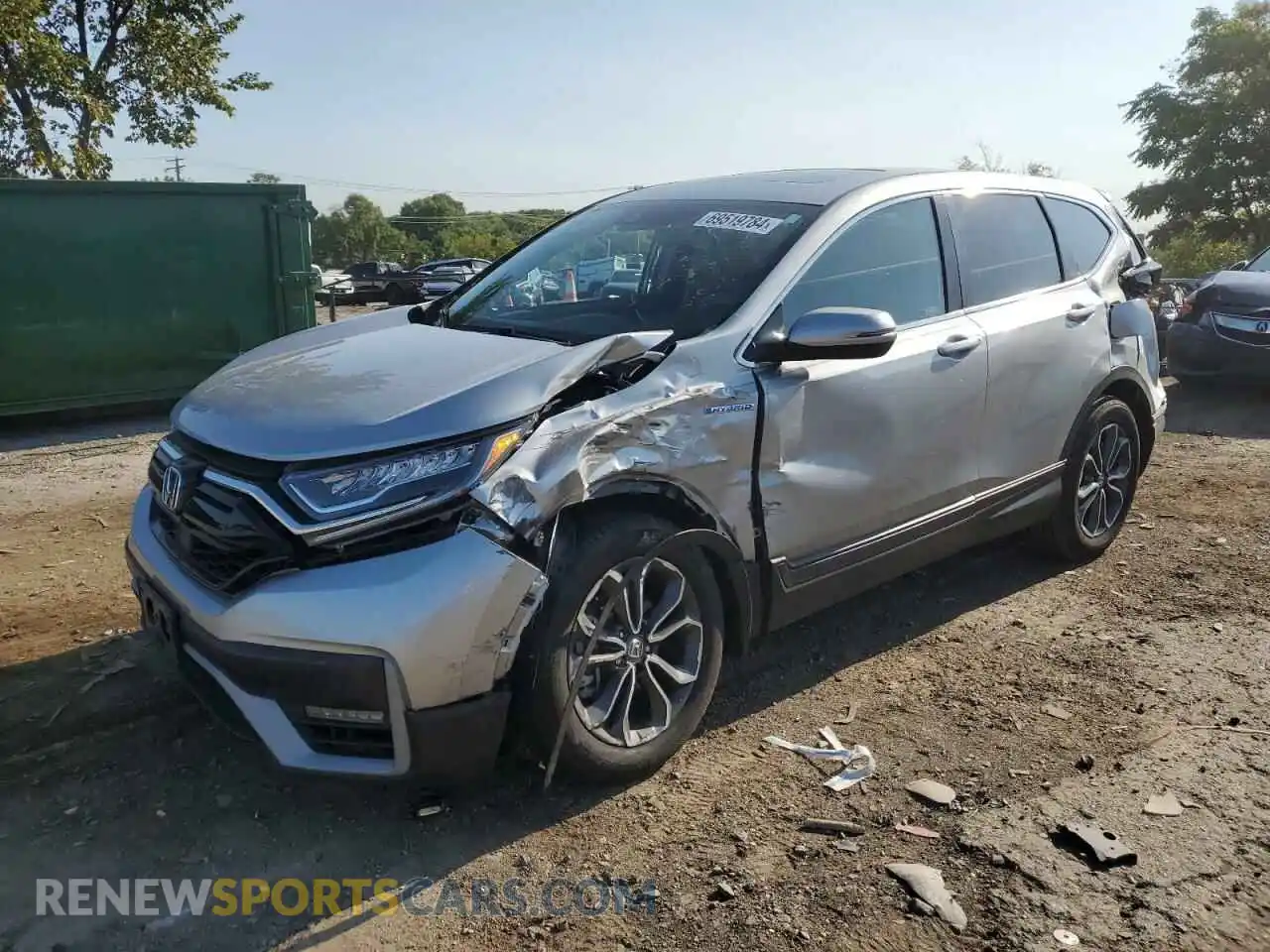 1 Photograph of a damaged car 7FART6H56ME016393 HONDA CRV 2021