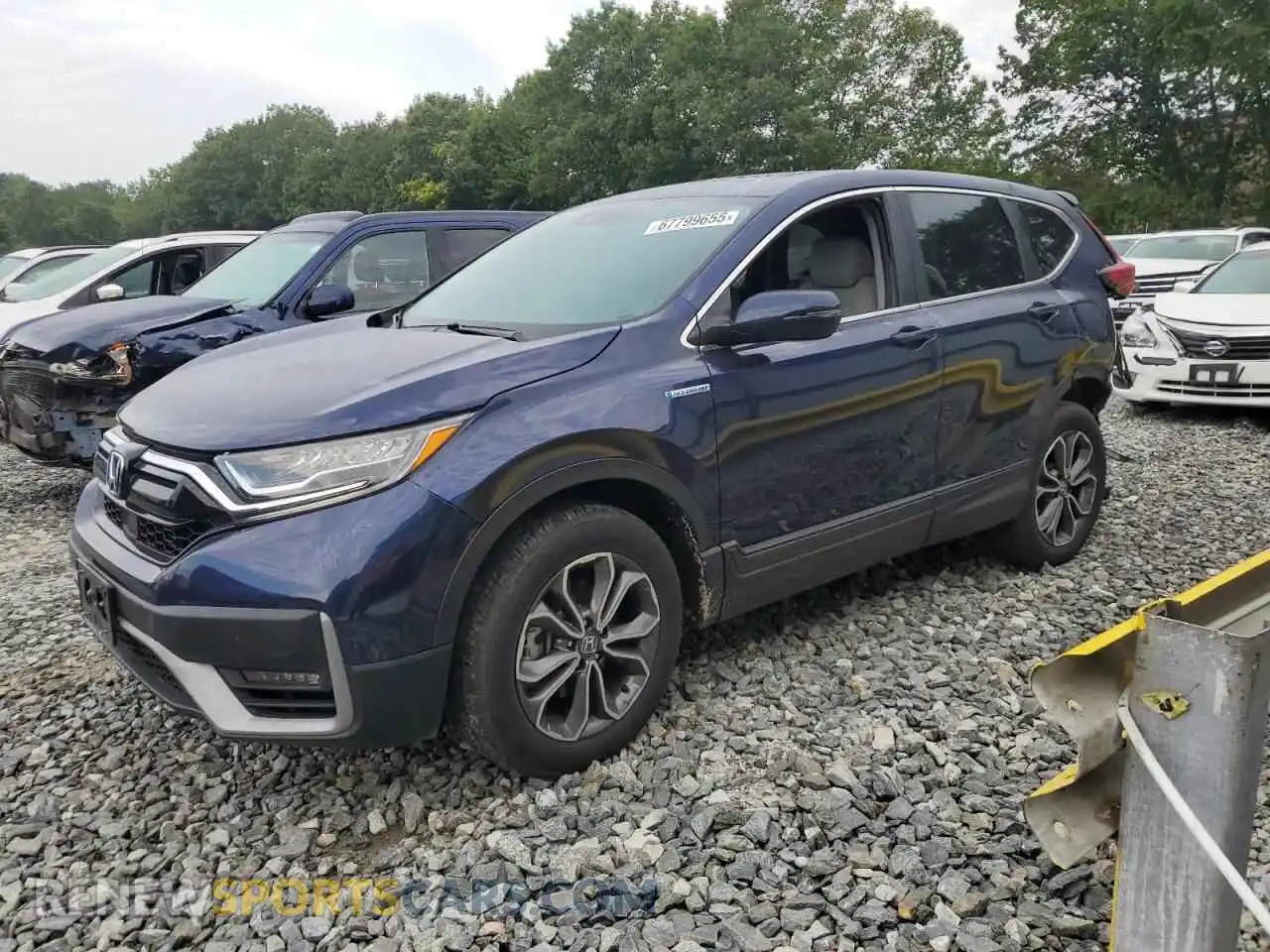 1 Photograph of a damaged car 7FART6H80ME022653 HONDA CRV 2021