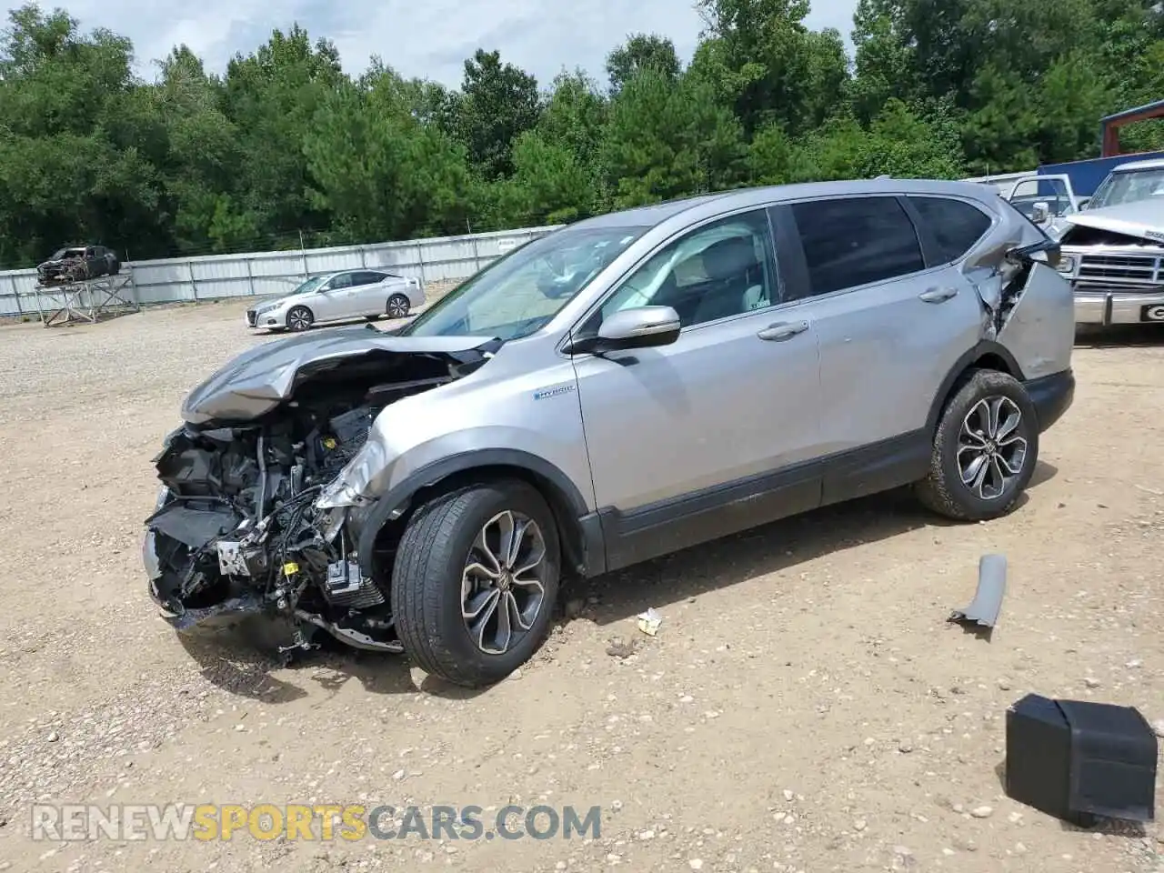 1 Photograph of a damaged car 7FART6H81ME029594 HONDA CRV 2021