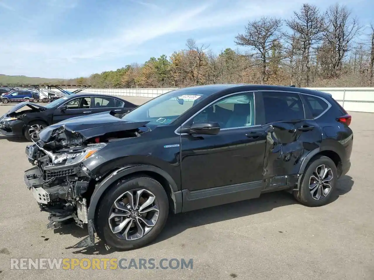 1 Photograph of a damaged car 7FART6H83ME003739 HONDA CRV 2021