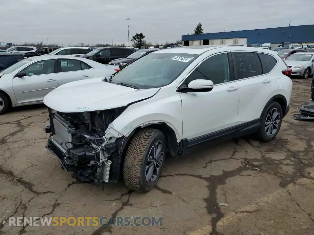 1 Photograph of a damaged car 7FART6H84ME006777 HONDA CRV 2021