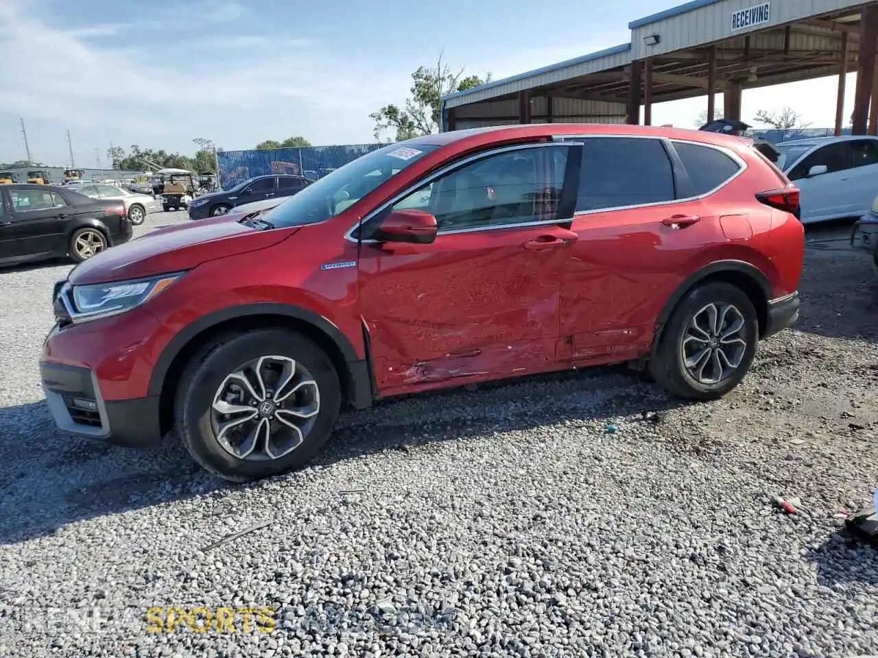 1 Photograph of a damaged car 7FART6H84ME013972 HONDA CRV 2021