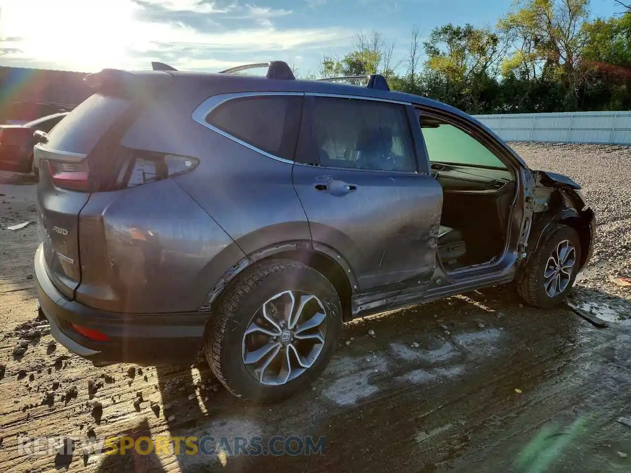 3 fotografías del automóvil dañado 7FART6H85ME030697 HONDA CRV 2021