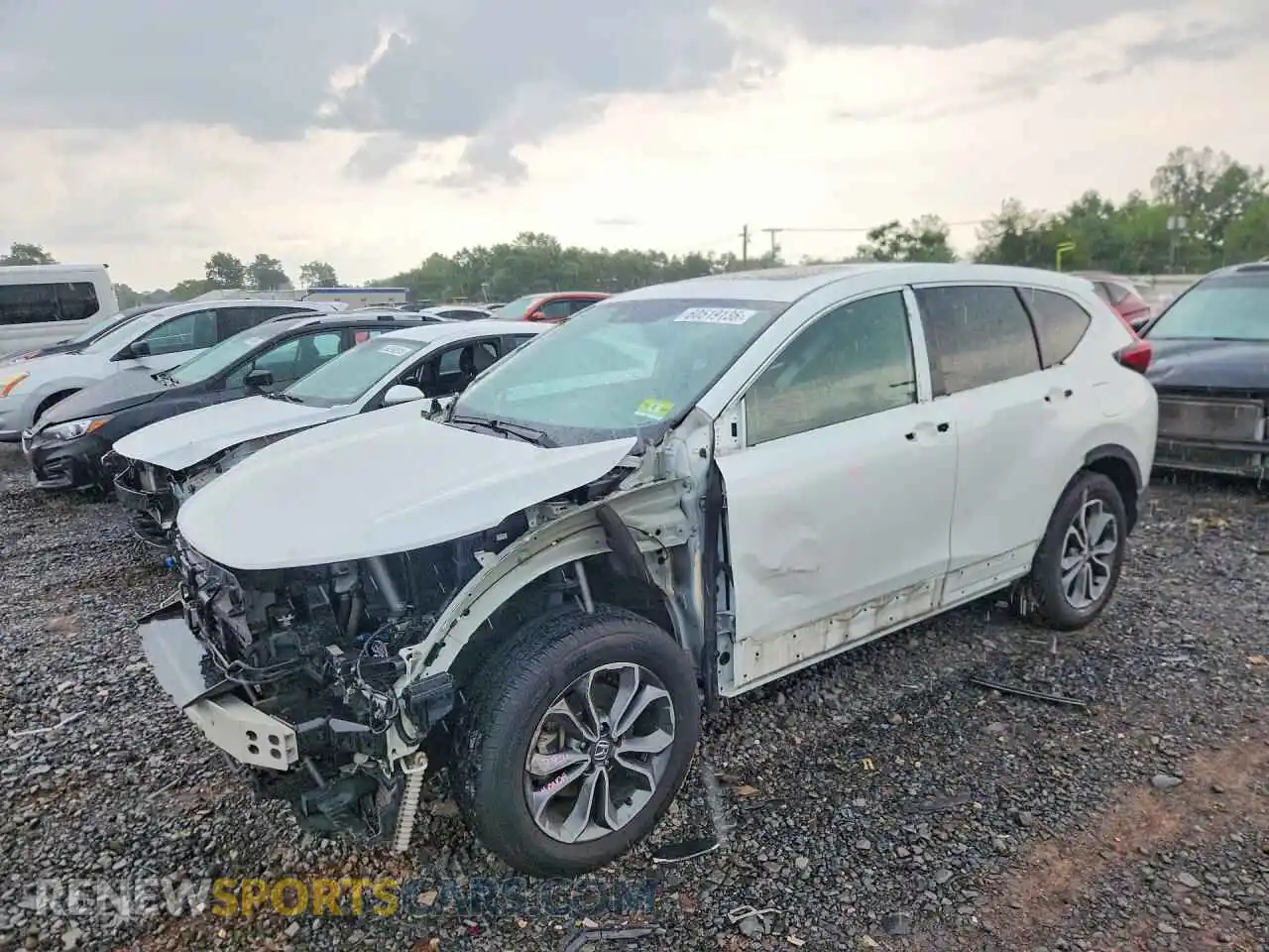 1 Photograph of a damaged car 7FART6H88ME016552 HONDA CRV 2021