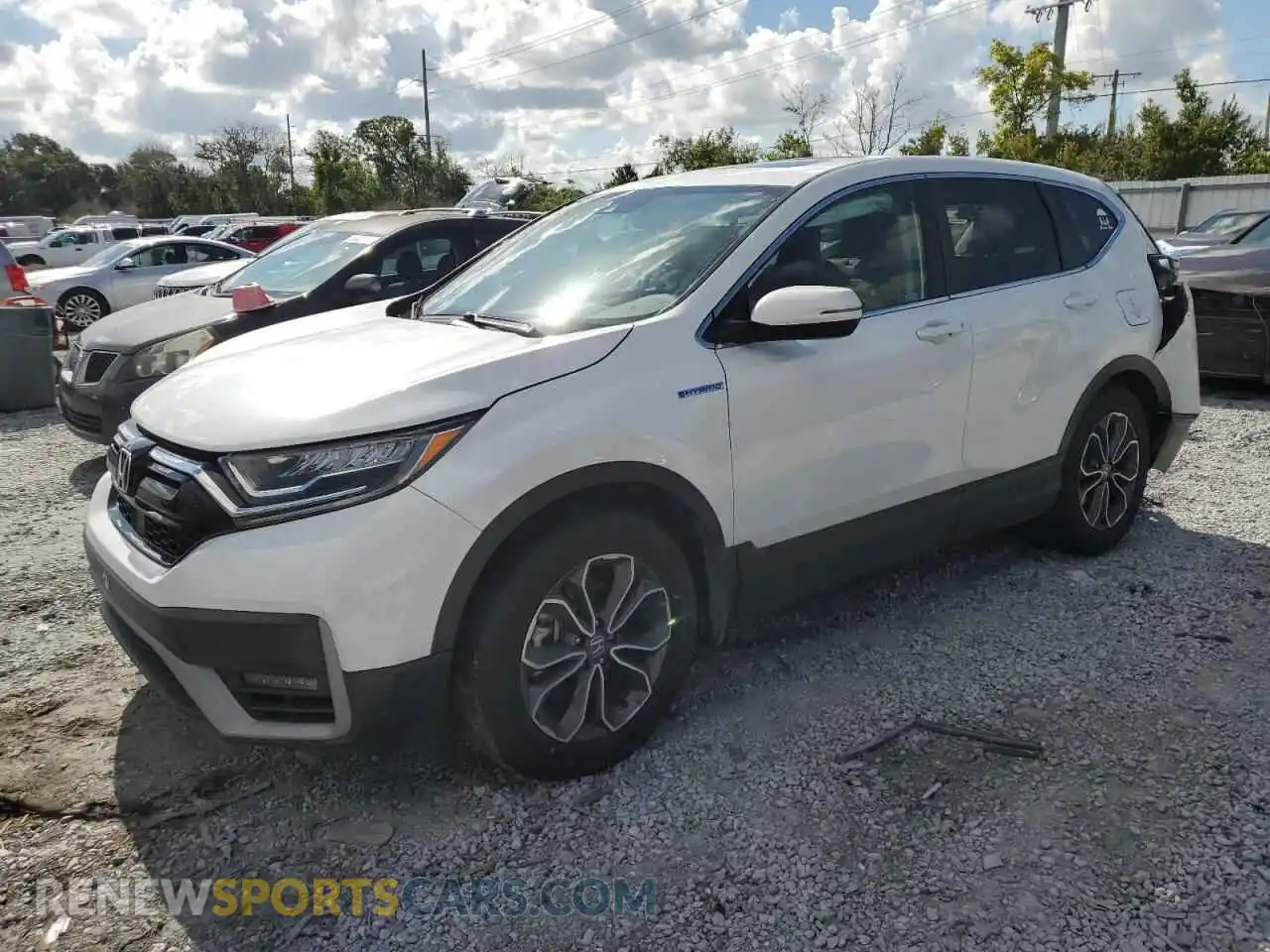 1 Photograph of a damaged car 7FART6H89ME009125 HONDA CRV 2021