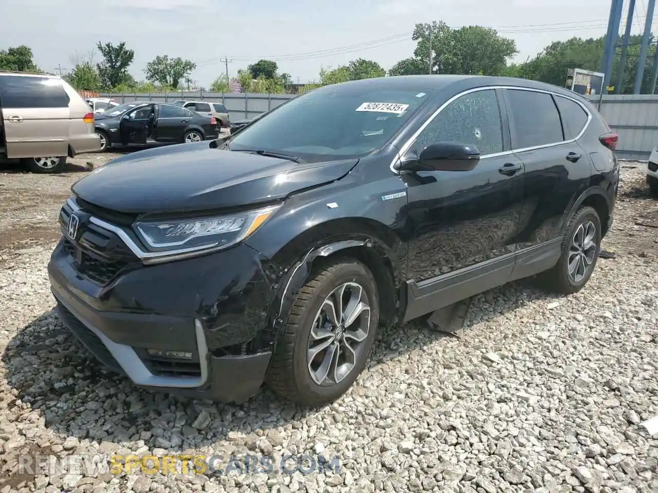 1 Photograph of a damaged car 7FART6H89ME027351 HONDA CRV 2021