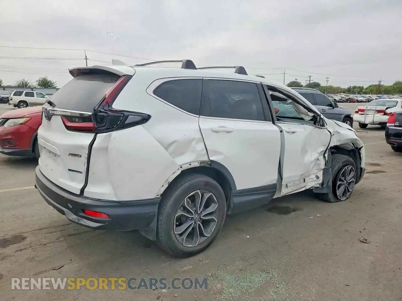 3 Photograph of a damaged car 7FART6H89ME036275 HONDA CRV 2021