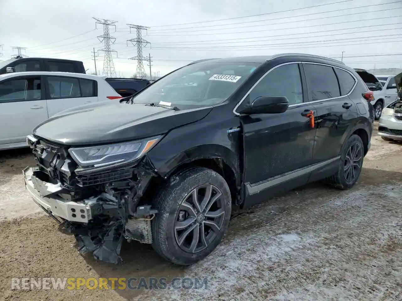 1 Photograph of a damaged car 7FART6H90ME031295 HONDA CRV 2021