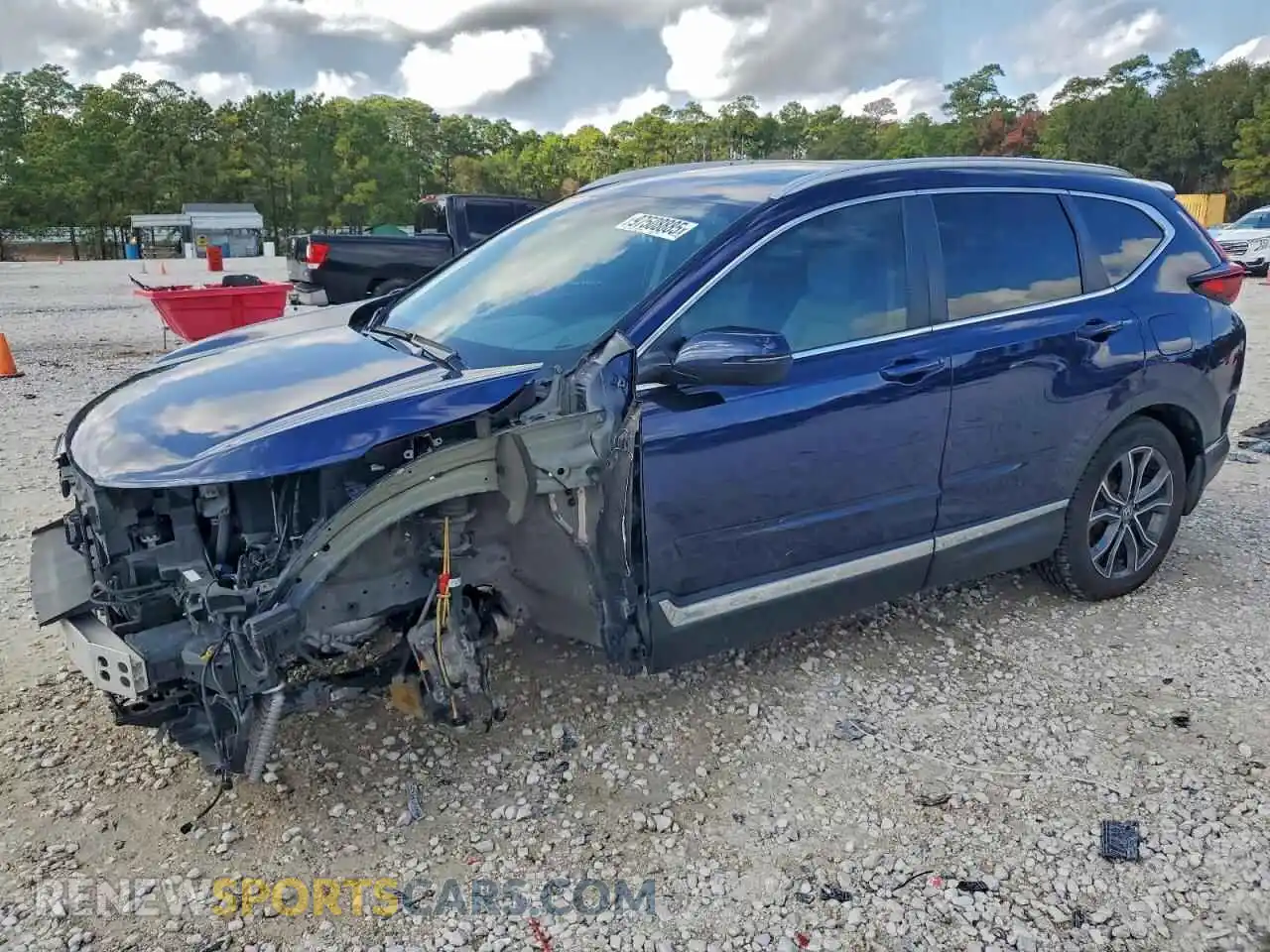 1 Photograph of a damaged car 7FART6H92ME029757 HONDA CRV 2021