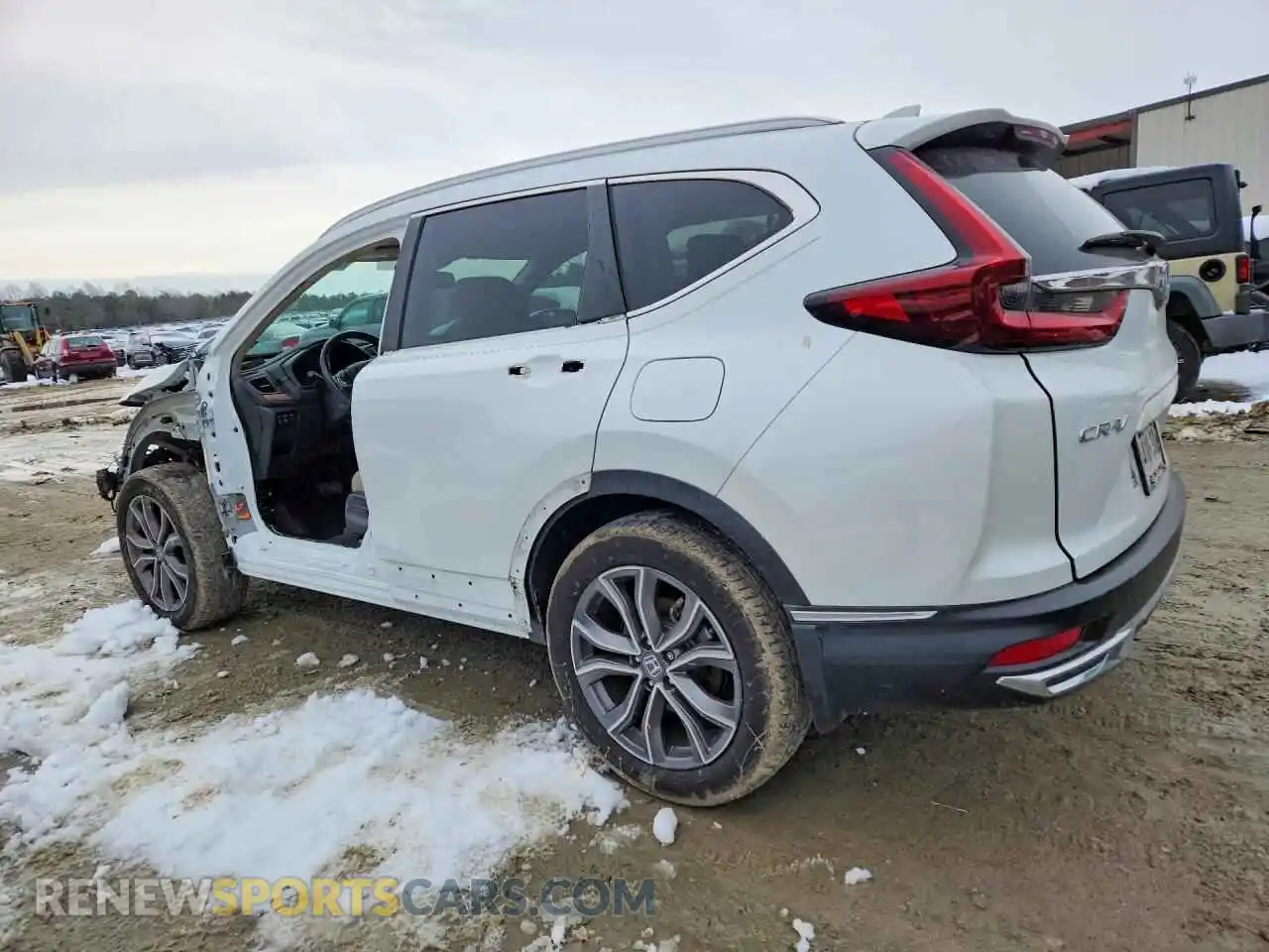 2 fotografías del automóvil dañado 7FART6H94ME002284 HONDA CRV 2021