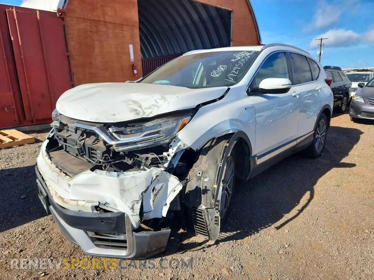 1 Photograph of a damaged car 7FART6H96ME010791 HONDA CRV 2021