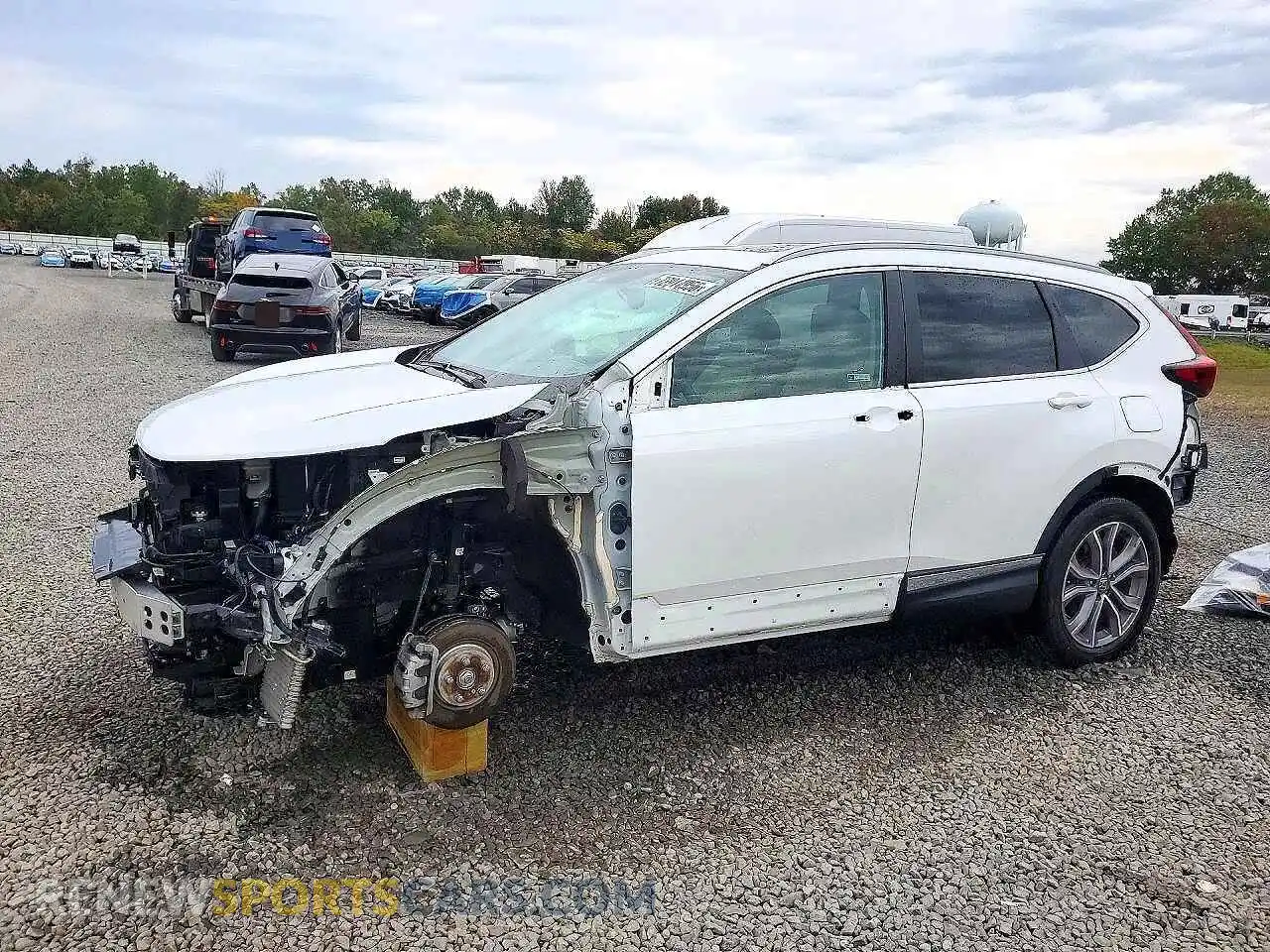 1 Photograph of a damaged car 7FART6H96ME038154 HONDA CRV 2021