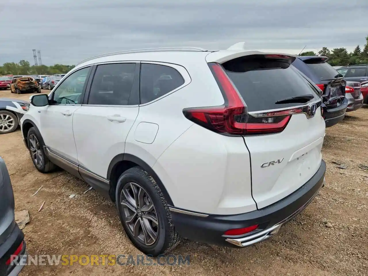 2 fotografías del automóvil dañado 7FART6H9XME005304 HONDA CRV 2021