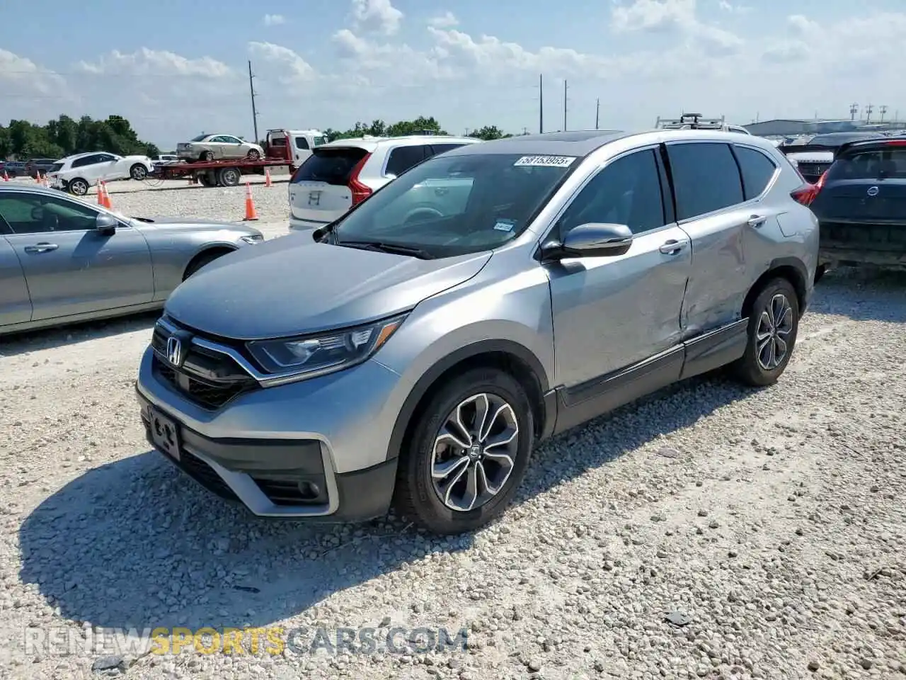 1 Photograph of a damaged car 7FARW1H54ME011283 HONDA CRV 2021