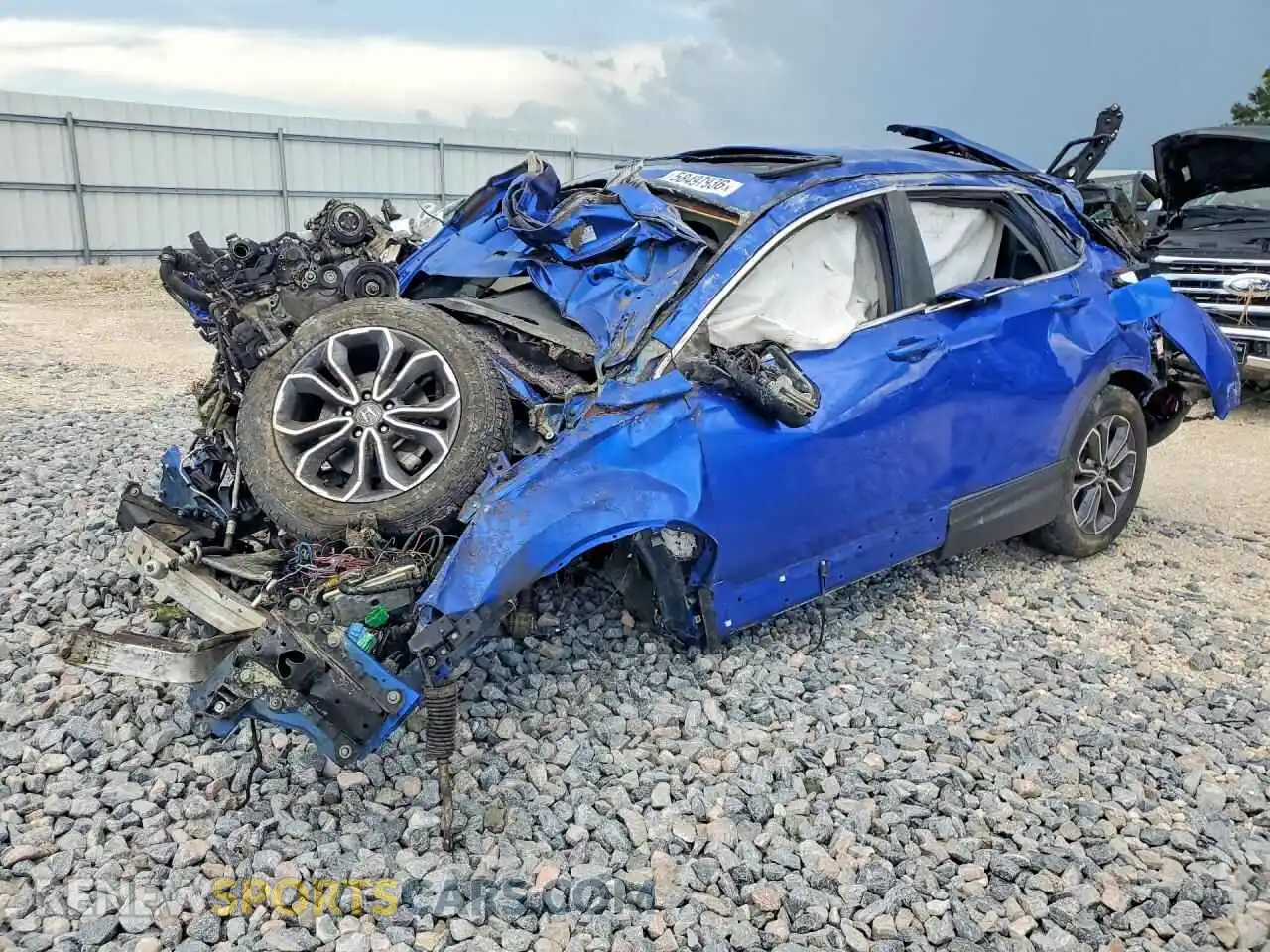 1 Фотография поврежденного автомобиля 7FARW1H58ME009455 HONDA CRV 2021