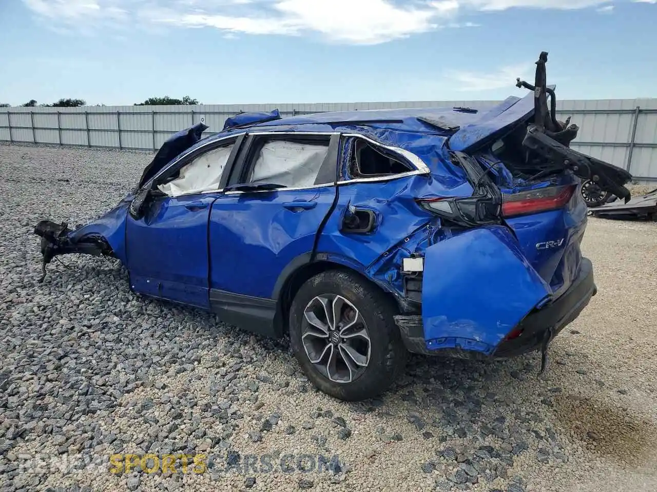 2 Фотография поврежденного автомобиля 7FARW1H58ME009455 HONDA CRV 2021