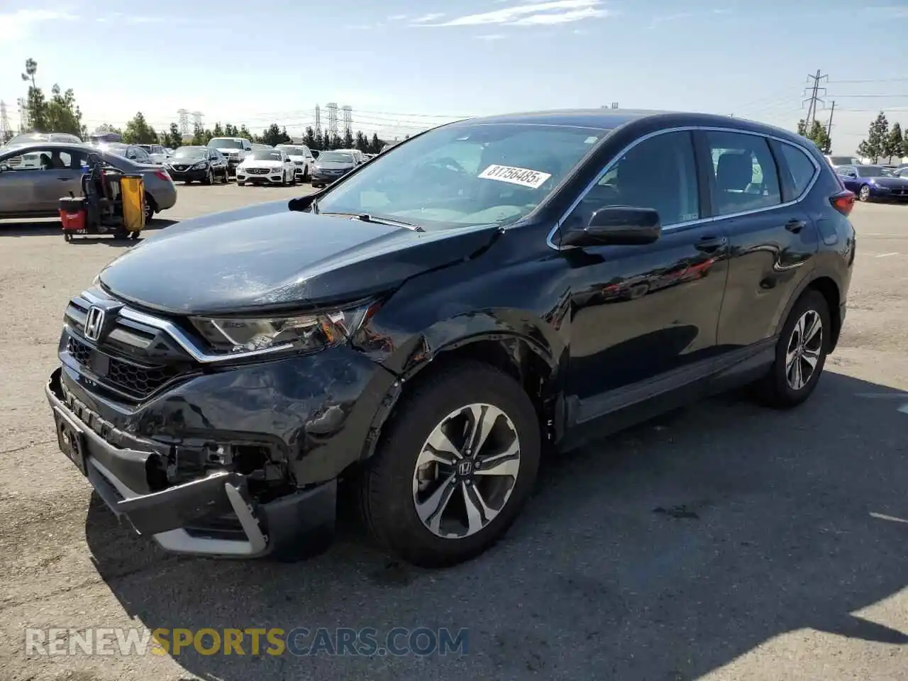 1 Photograph of a damaged car 7FARW1H70ME022637 HONDA CRV 2021