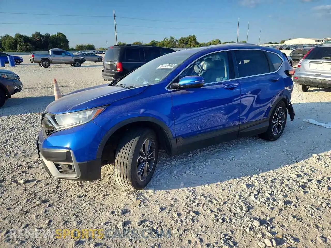 1 Photograph of a damaged car 7FARW1H83ME007560 HONDA CRV 2021