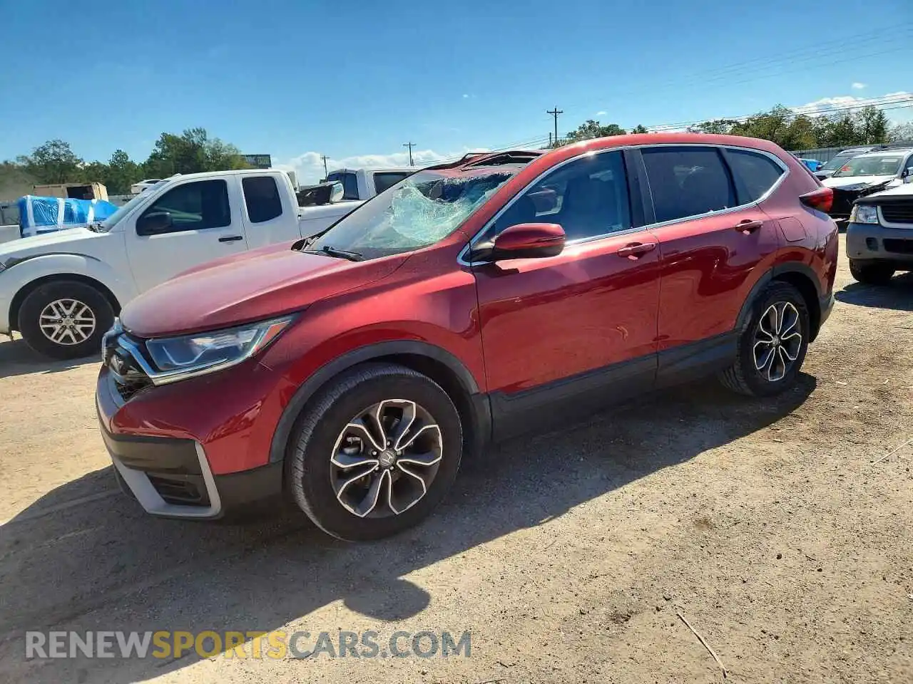 1 fotografías del automóvil dañado 7FARW1H85ME009388 HONDA CRV 2021