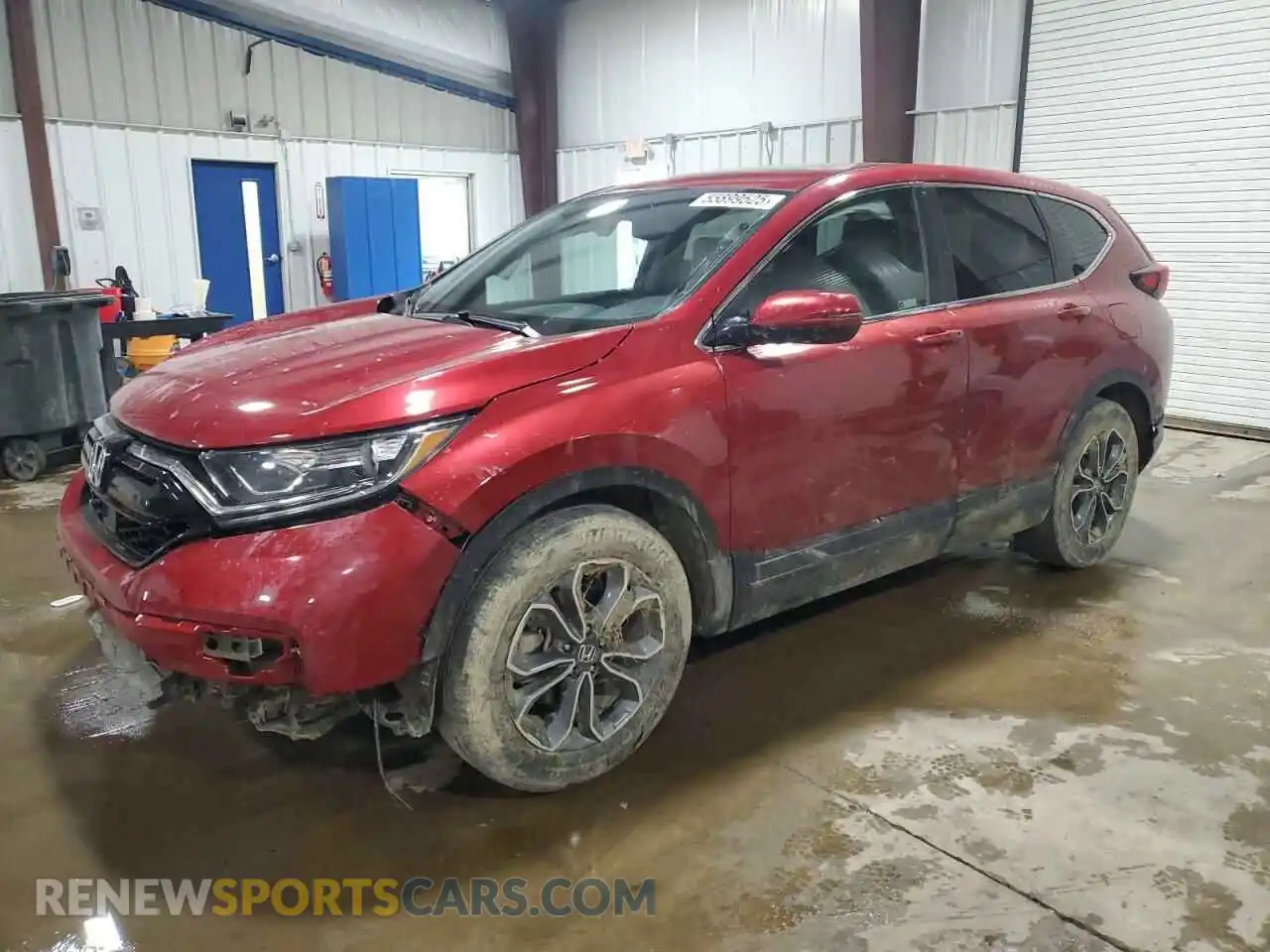 1 Photograph of a damaged car 7FARW1H85ME011111 HONDA CRV 2021