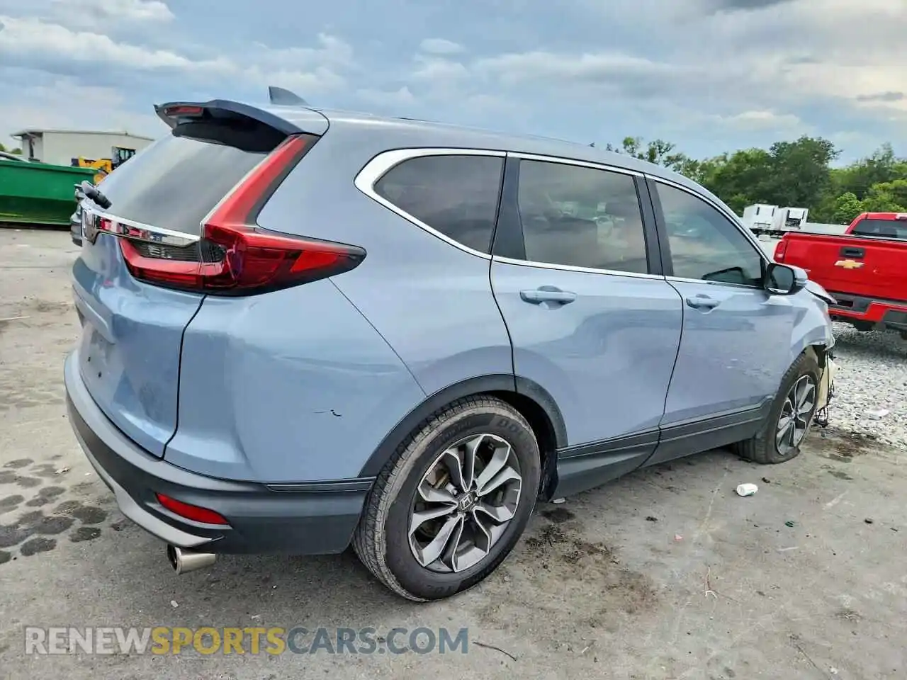 3 fotografías del automóvil dañado 7FARW1H86ME006080 HONDA CRV 2021