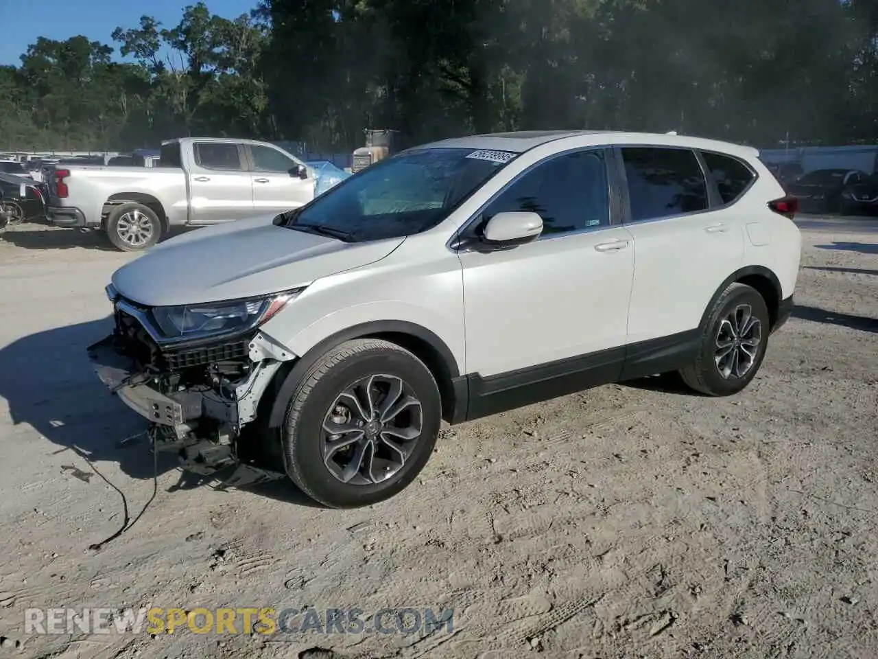 1 Photograph of a damaged car 7FARW1H86ME024482 HONDA CRV 2021