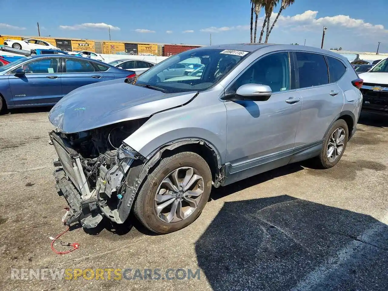 1 Photograph of a damaged car 7FARW1H87ME021588 HONDA CRV 2021