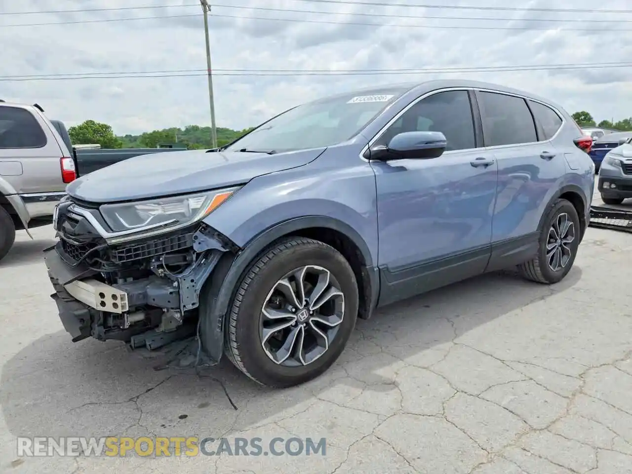 1 Photograph of a damaged car 7FARW1H89ME013122 HONDA CRV 2021