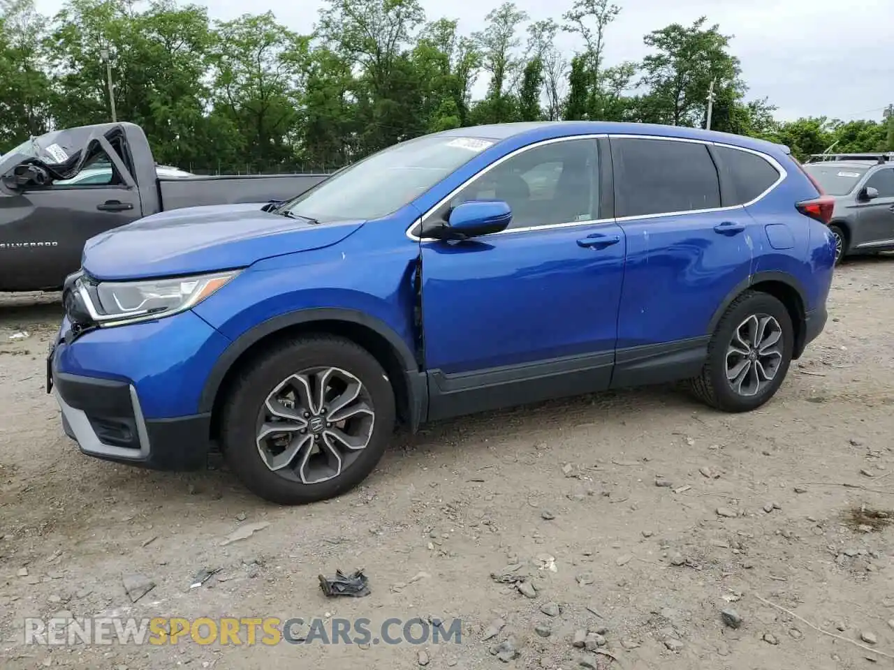 1 Photograph of a damaged car 7FARW2H52ME017931 HONDA CRV 2021