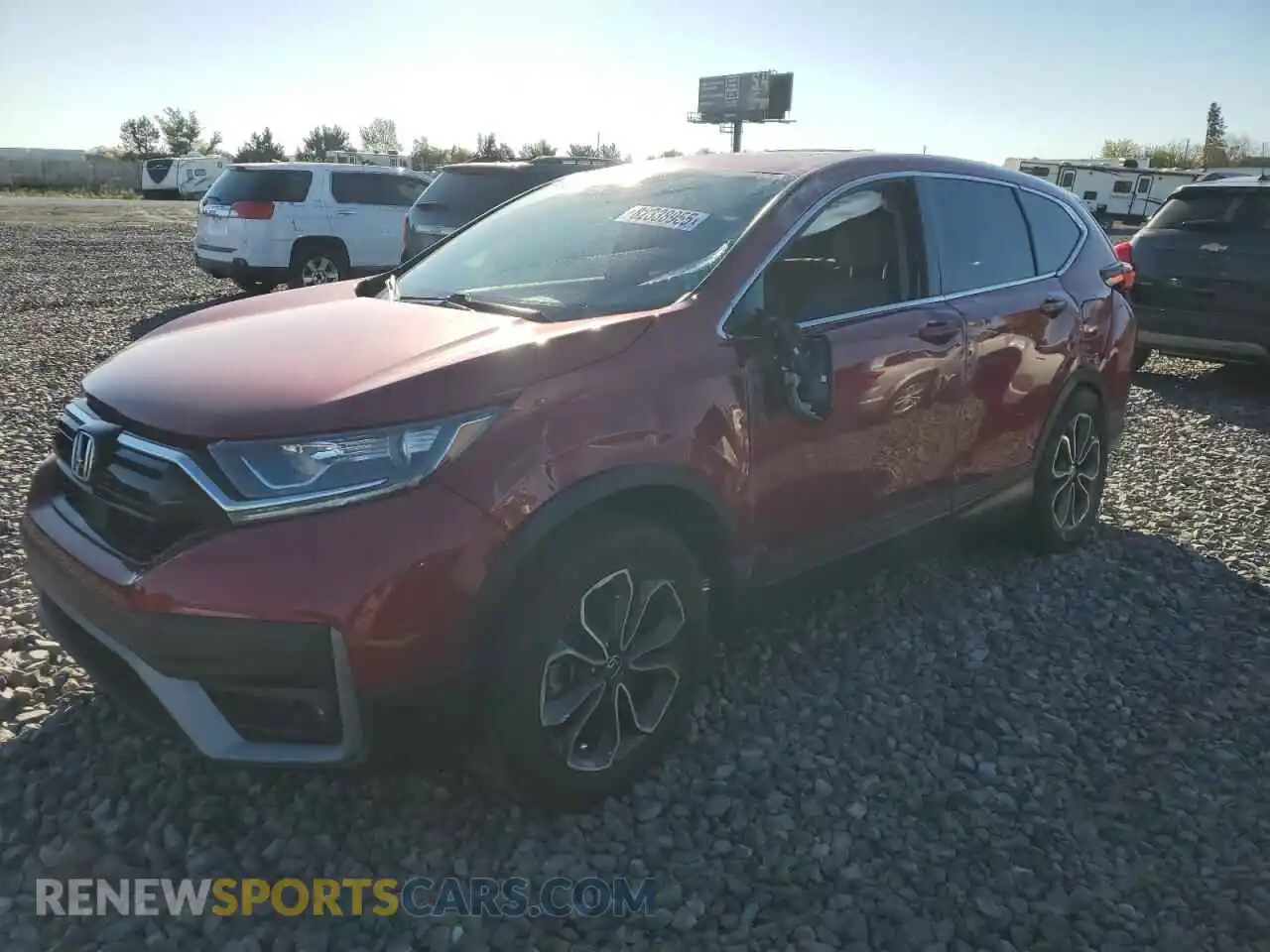 1 Photograph of a damaged car 7FARW2H53ME007019 HONDA CRV 2021