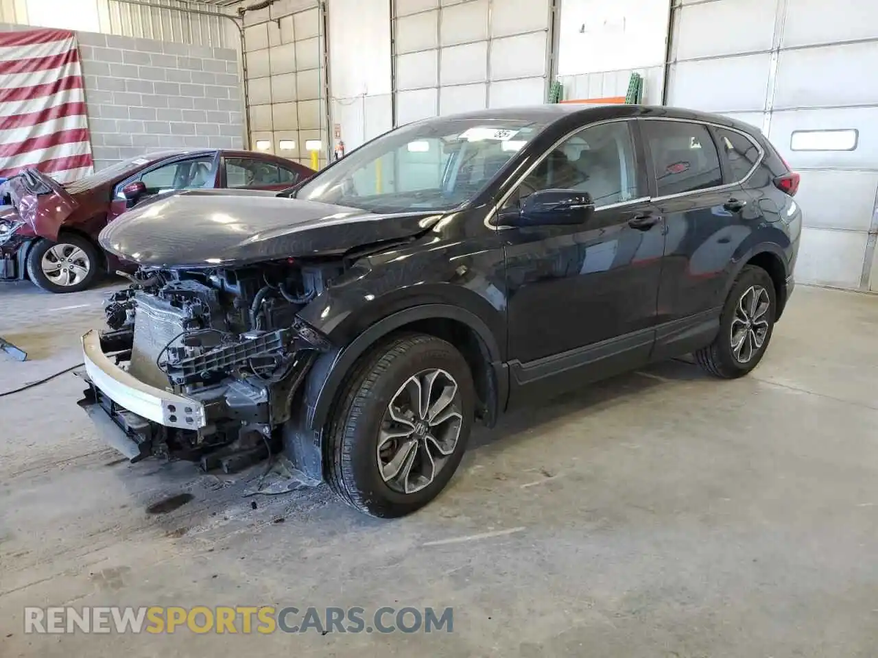 1 Photograph of a damaged car 7FARW2H53ME010731 HONDA CRV 2021